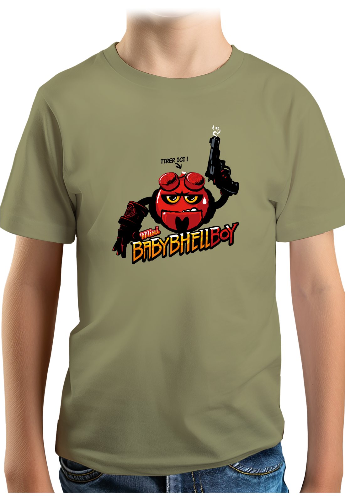 T-Shirt Garçon Baby Hell boy fromage à déguster