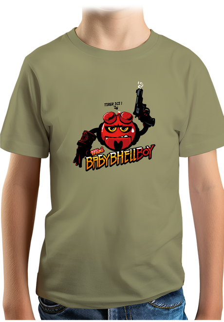 T-Shirt Garçon Baby Hell boy fromage à déguster
