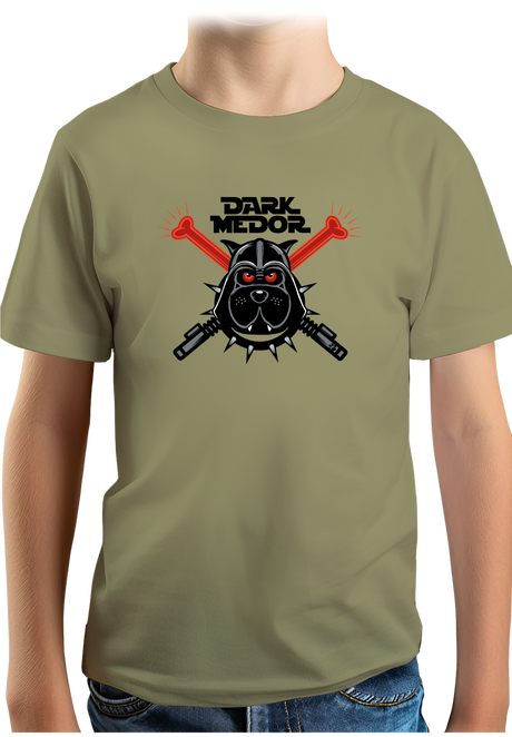 T-Shirt Garçon Chien Dark Medor