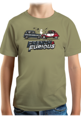 T-Shirt Garçon French & Furious 4L contre deuch