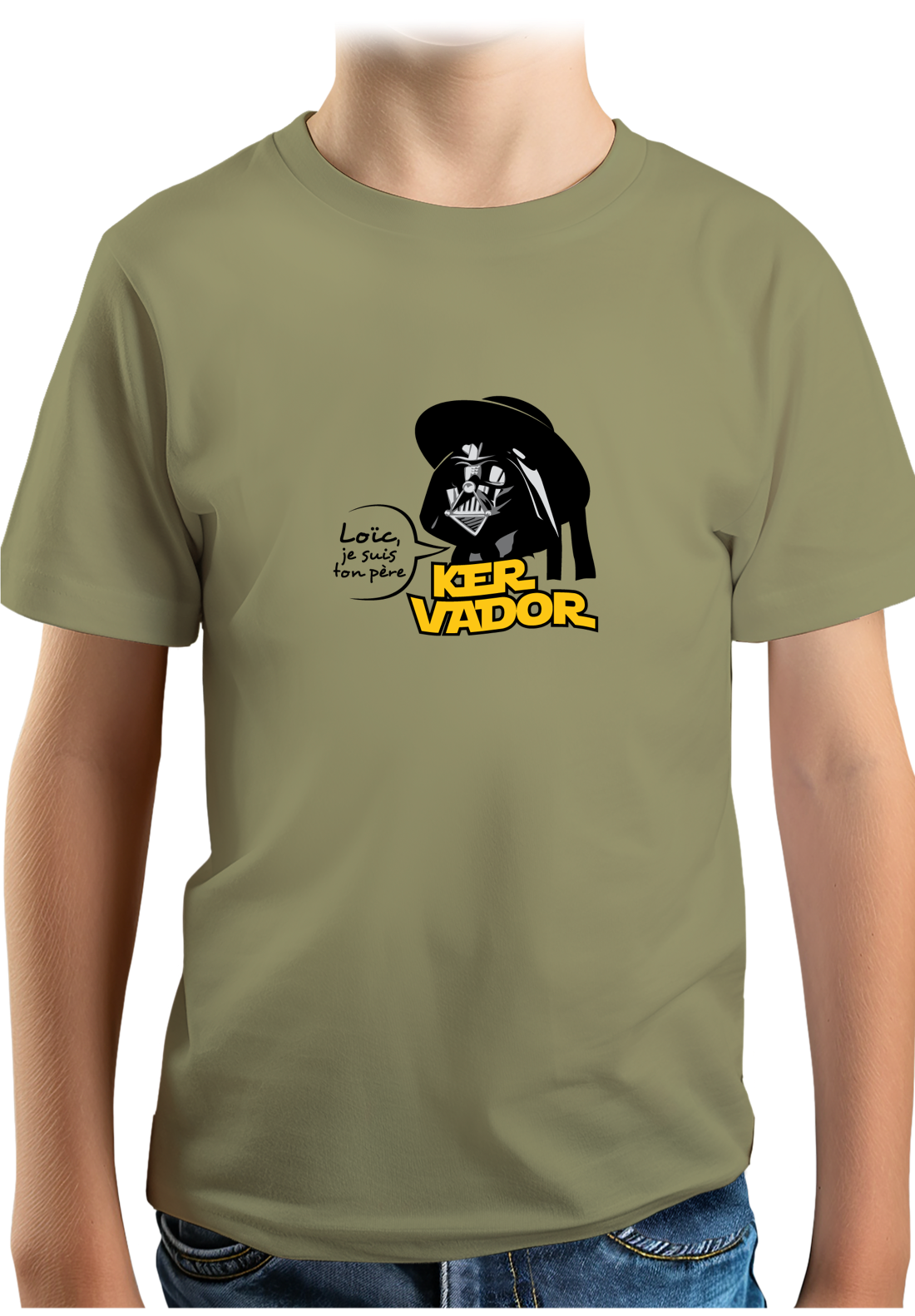 T-Shirt Garçon Kervador Et Son Fils Loic