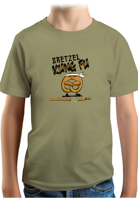 T-Shirt Garçon Le Bretzel est plus fort que le Stick