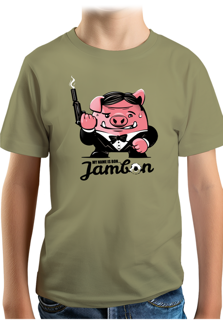 T-Shirt Garçon My name is Jambon