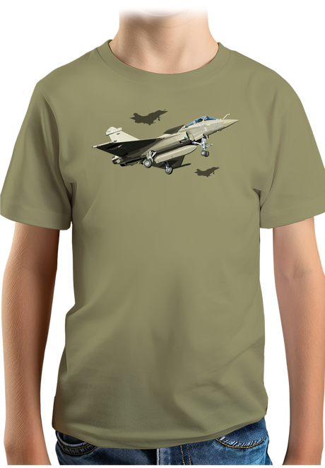 T-Shirt Garçon L'avion de chasse français