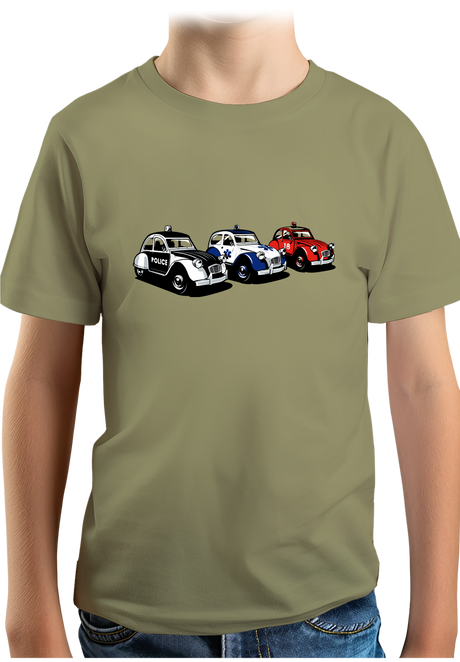 T-Shirt Garçon Rescue Deuch - Police - Pompier