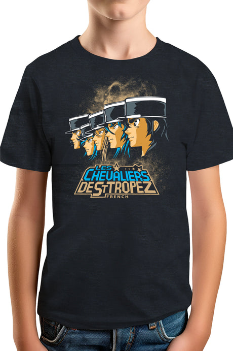 Tee-Shirt Garçon St Trop Chevalier Parodie