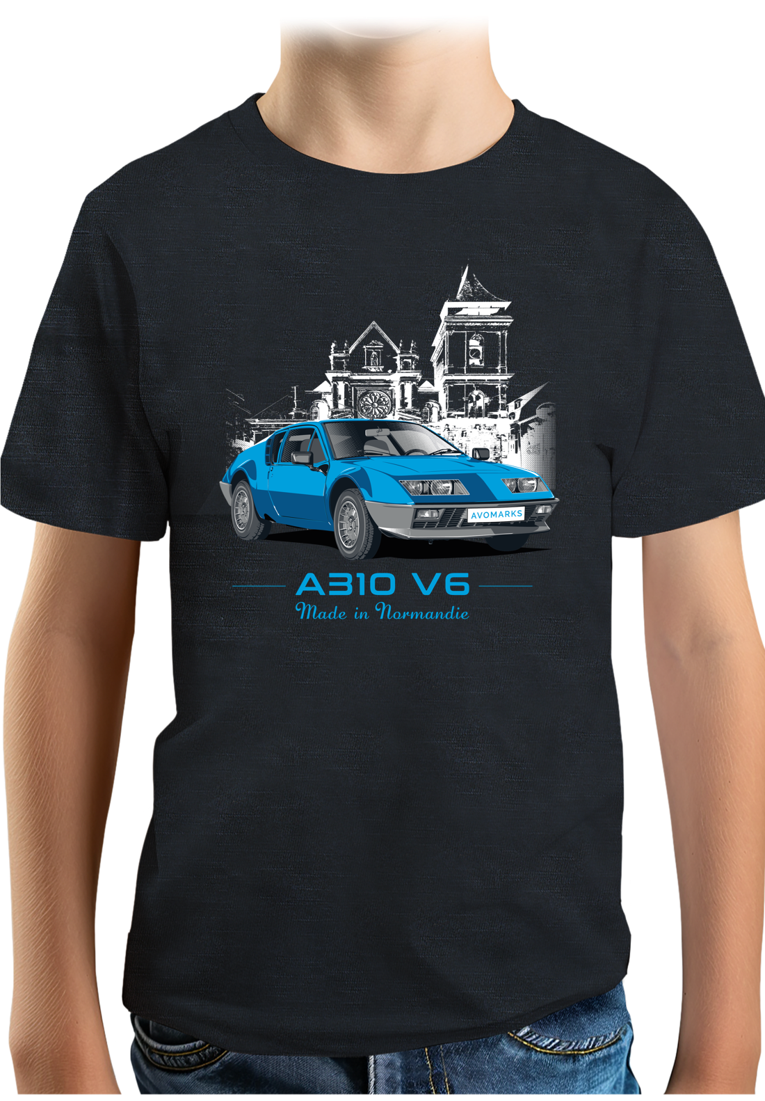 Tee-Shirt Garçon A310 V6 Made in Normandie