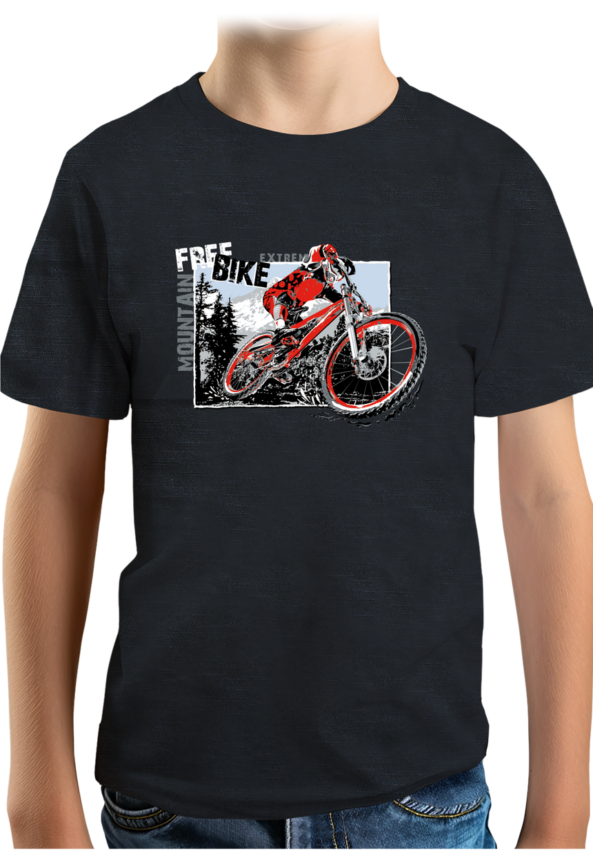 T-Shirt Garçon Mountain Bike