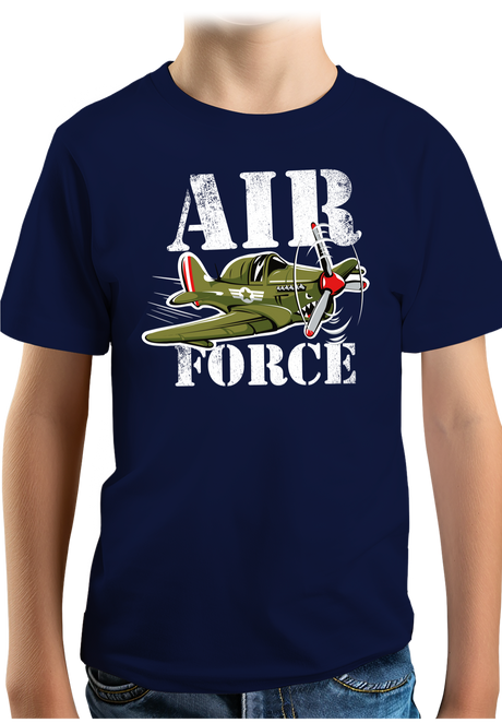 T-Shirt Garçon Avion militaire air force