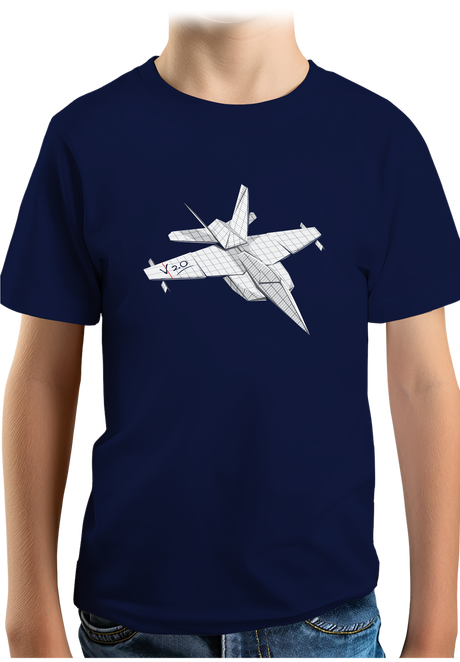 T-Shirt Garçon Avion en papier