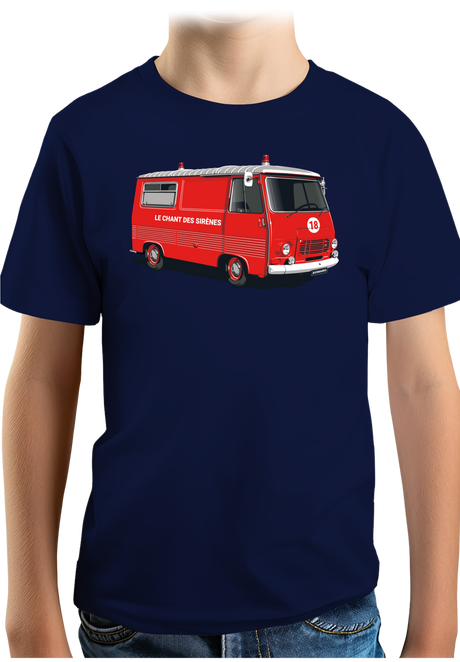 T-Shirt Garçon Le chant des sirènes par les pompiers