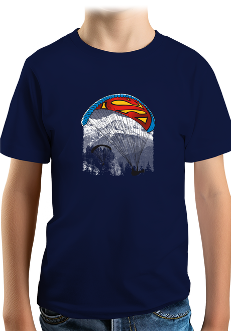 T-Shirt Garçon Le Parapente Façon Superman
