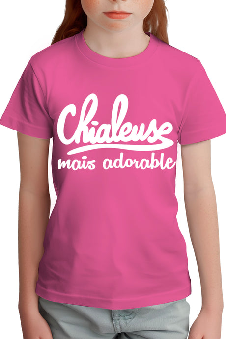 T-Shirt Fille Bébé Chialeuse mais adorable