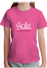T-Shirt Fille Jolie comme ma maman