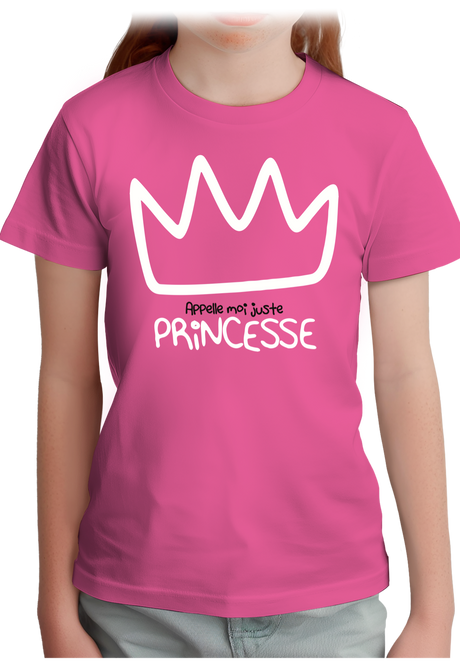 T-Shirt Femme Appelle moi juste Princesse