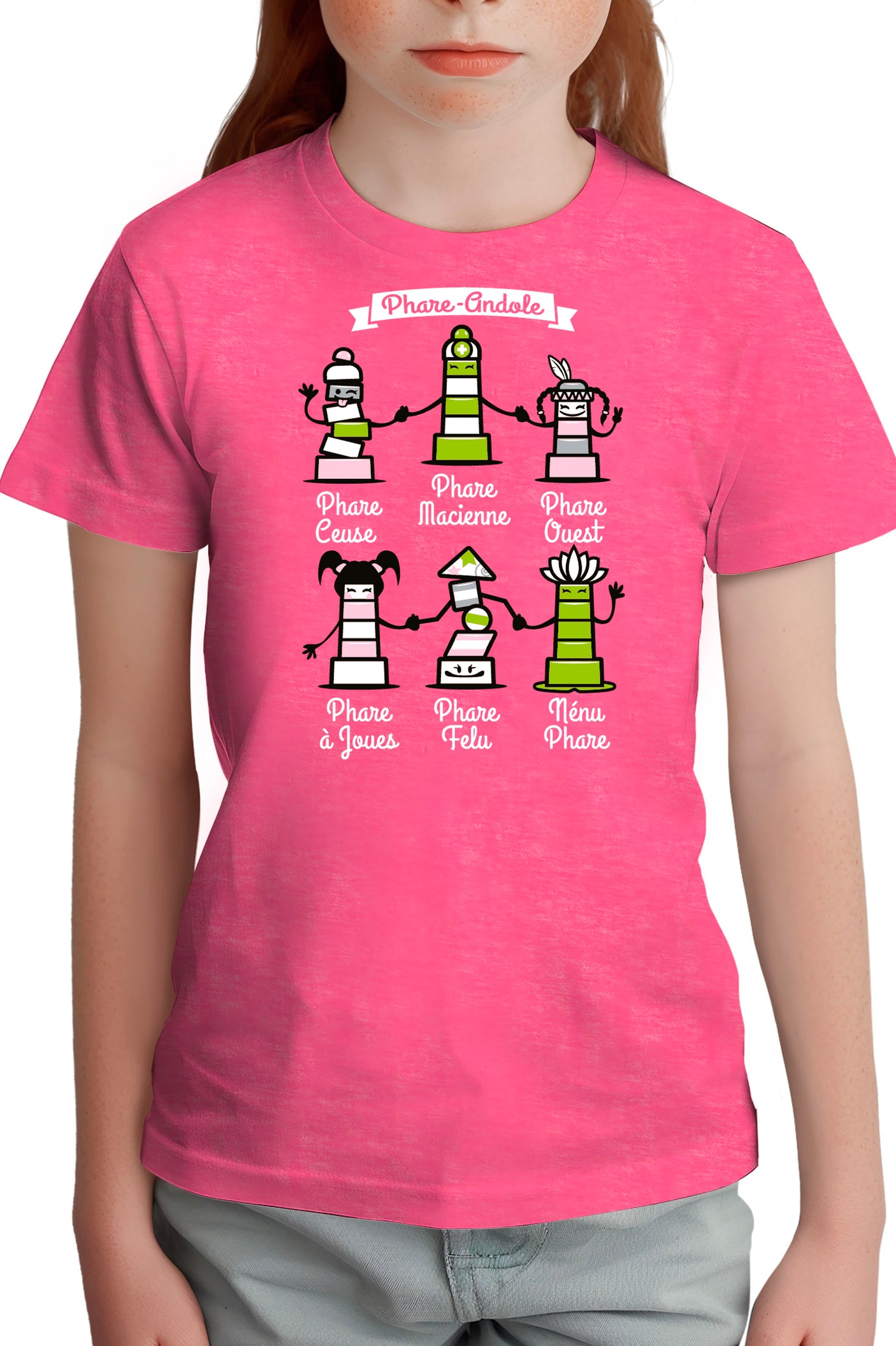 T-Shirt Fille Les 06 phares andoles