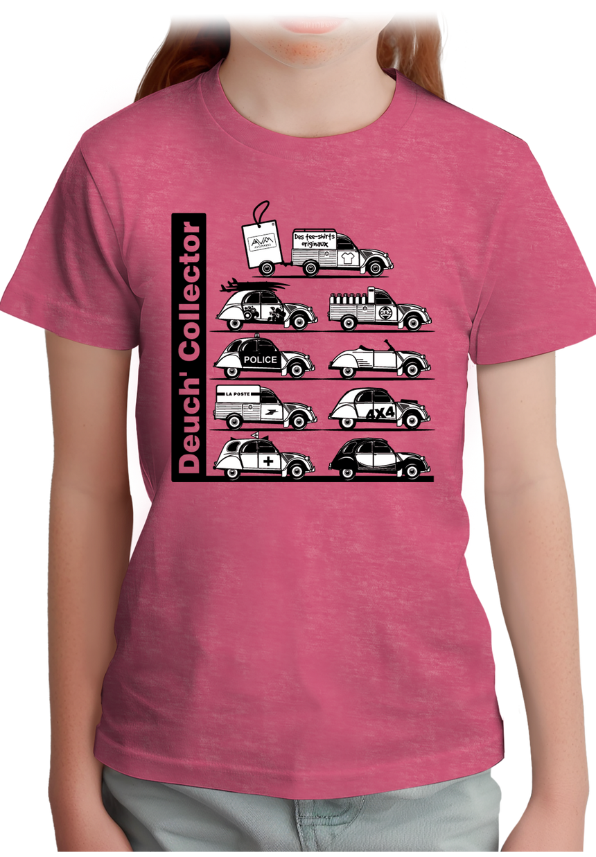 T-Shirt Fille Voiture 2CV Collector