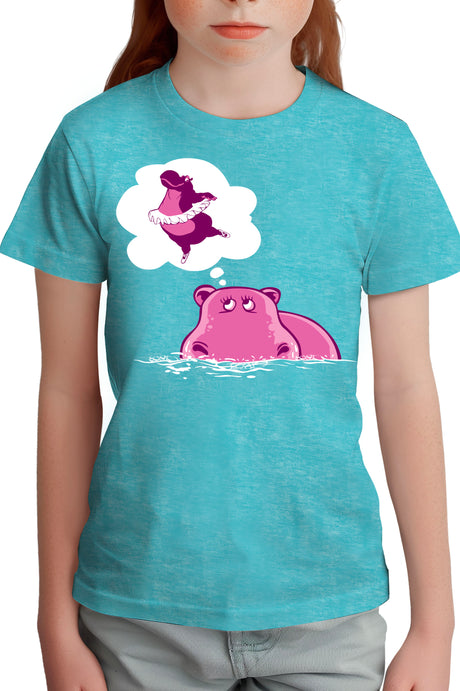 T-Shirt Fille Hippo Danseuse
