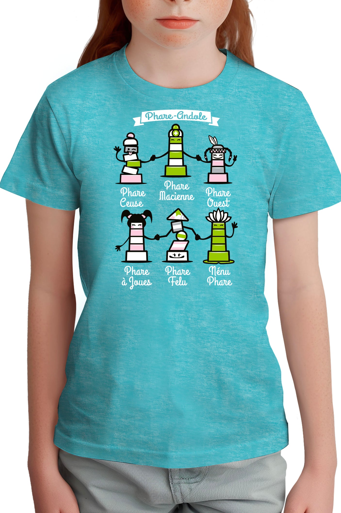 T-Shirt Fille Les 06 phares andoles