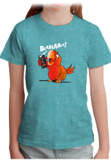 T-Shirt Fille Blablabla le Perroquet