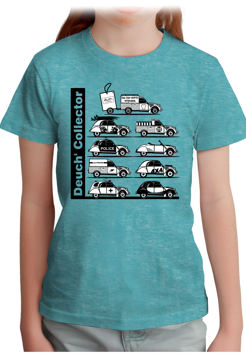 T-Shirt Fille Voiture 2CV Collector