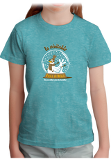 T-Shirt Fille La véritable poule de neige