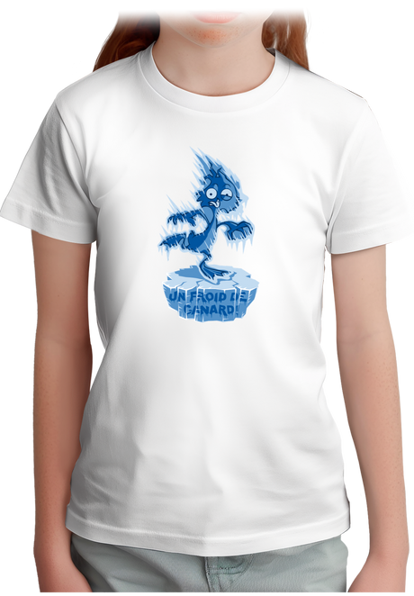 T-Shirt Fille Froid de Canard