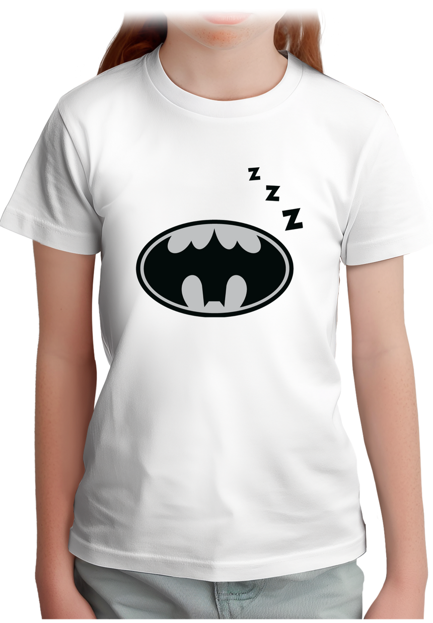 T-Shirt Fille Super héros Bat sommeil