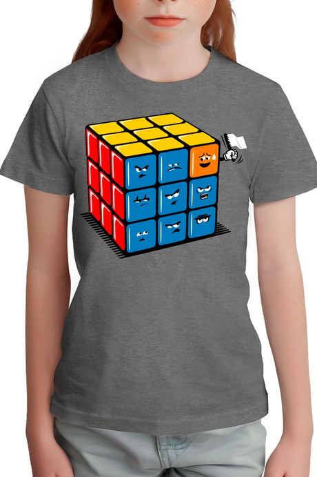 Tee-Shirt Fille Ruby Cube Avec Drapeau