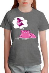 T-Shirt Fille Hippo Danseuse