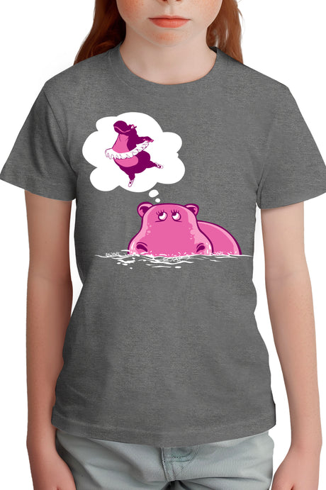 T-Shirt Fille Hippo Danseuse