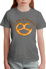 T-Shirt Fille Je suis à croquer Bretzel