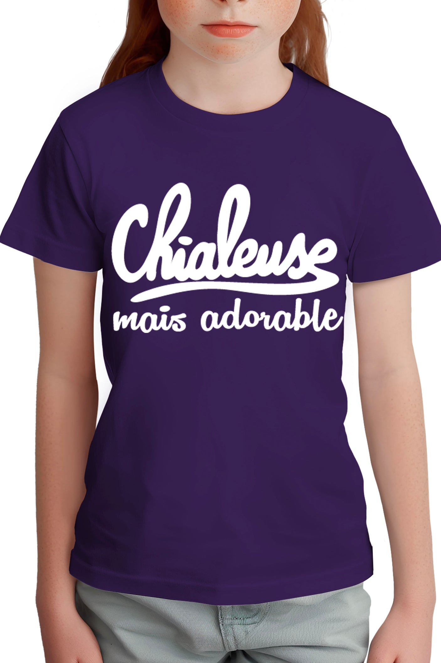 T-Shirt Fille Bébé Chialeuse mais adorable