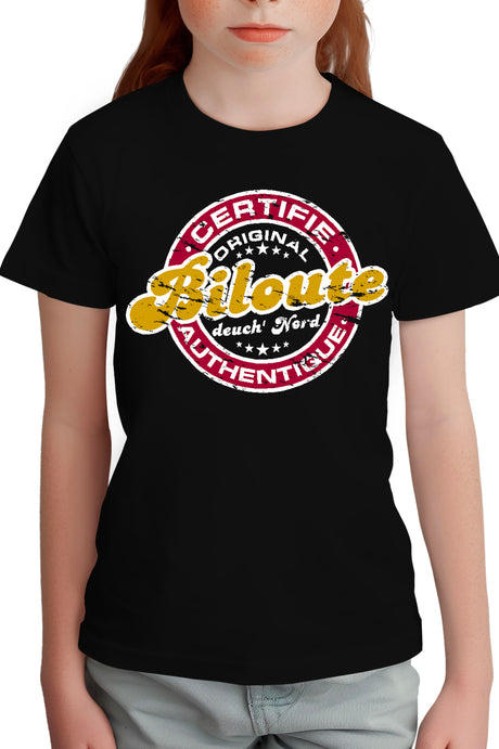 Tee-Shirt Fille Certifie authentique biloute