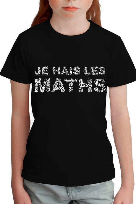 T-Shirt Fille Je Hais Les Maths
