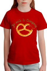 T-Shirt Fille Je suis à croquer Bretzel