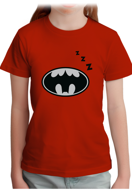 T-Shirt Fille Super héros Bat sommeil