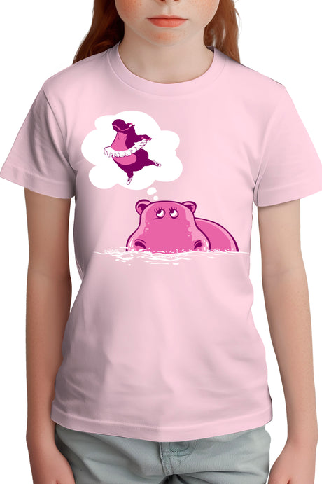 T-Shirt Fille Hippo Danseuse