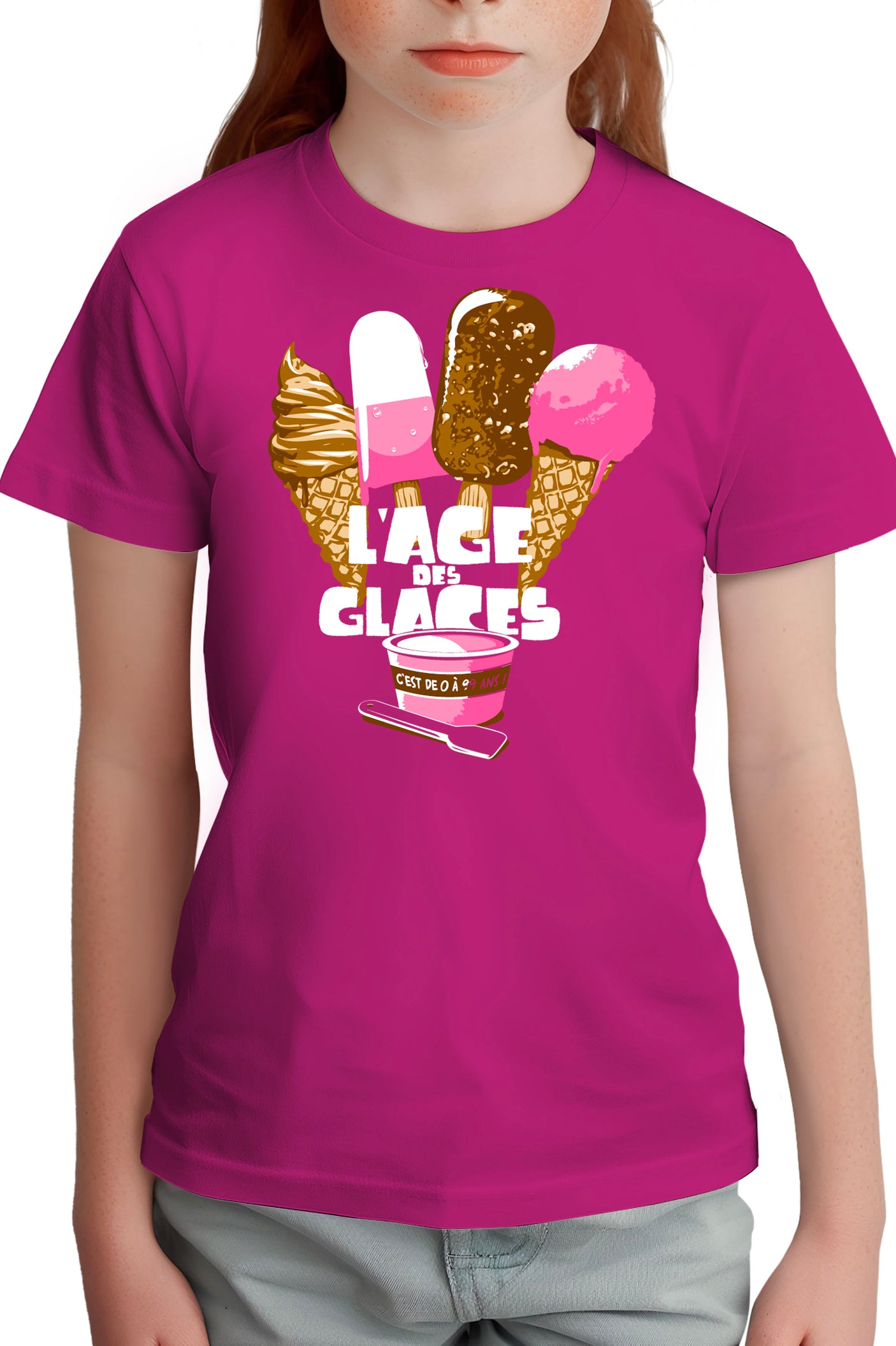 T-Shirt Fille Film L'âge des Glaces Humour