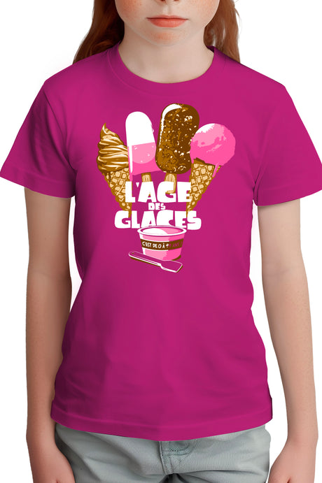 T-Shirt Fille Film L'âge des Glaces Humour