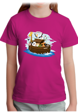 T-Shirt Fille Arche de Noé (Recto/Verso)
