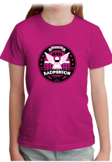 T-Shirt Fille Bad badminton university