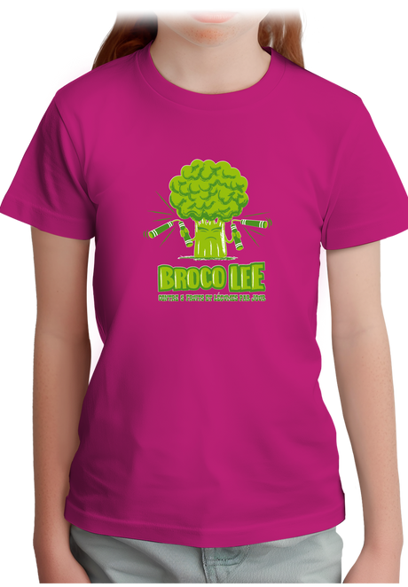 T-Shirt Fille Broco Lee contre 5 fruits et légumes