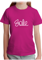 T-Shirt Fille Jolie comme ma maman