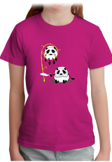 T-Shirt Fille Panda et bambou