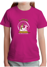 T-Shirt Fille La véritable poule de neige