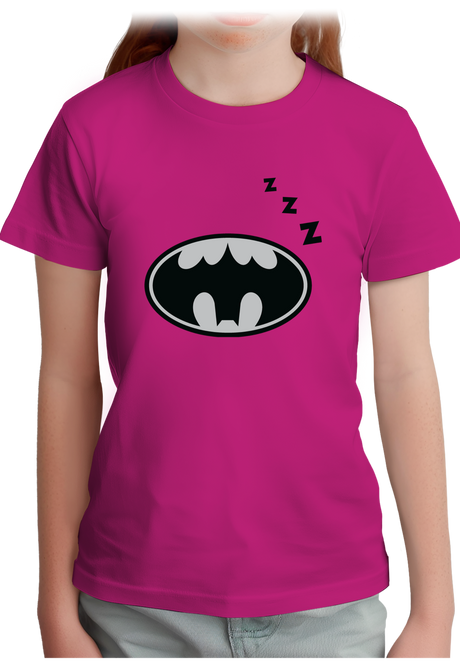 T-Shirt Fille Super héros Bat sommeil