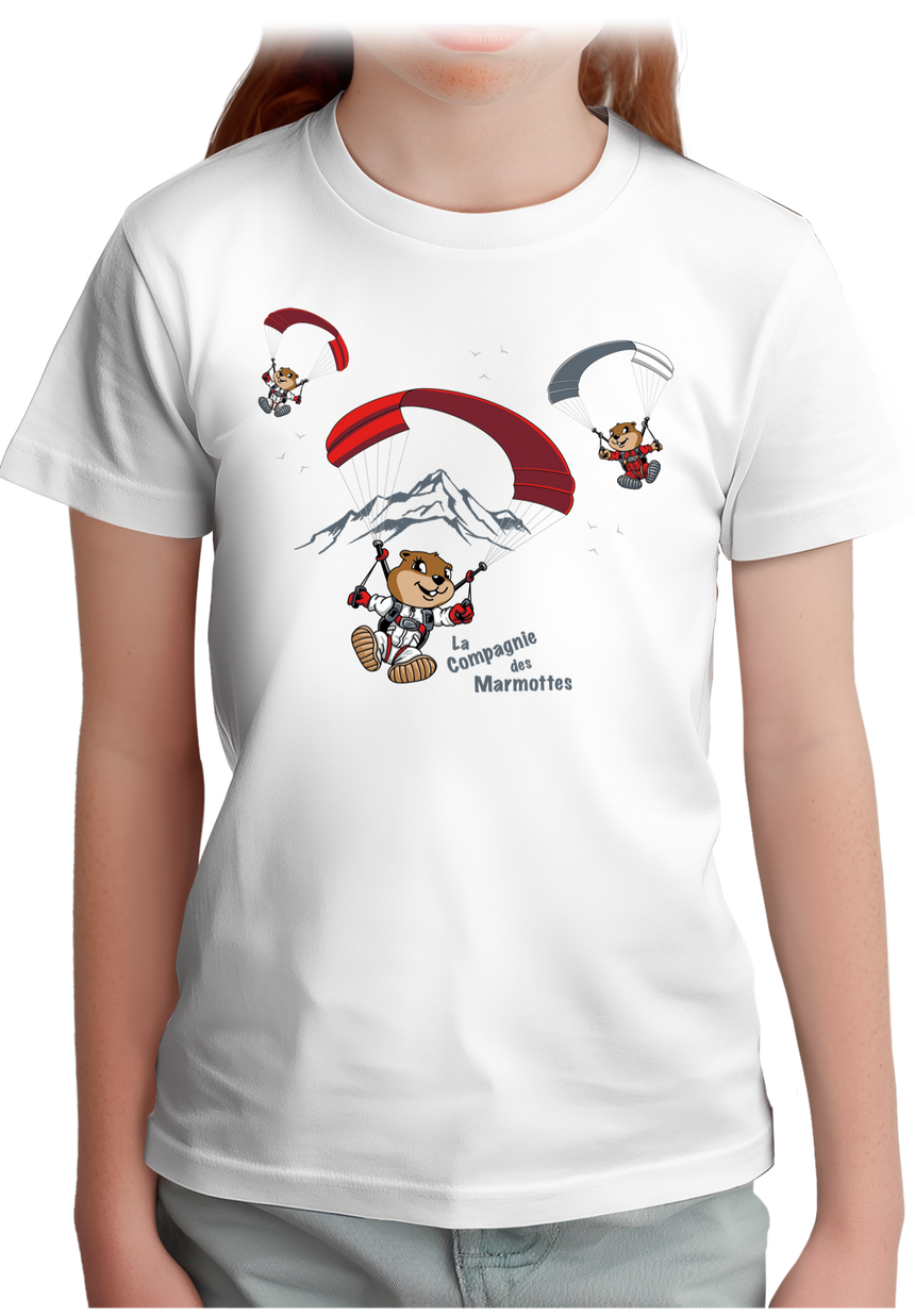 T-Shirt Fille Le Vol des Marmottes