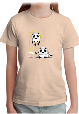 T-Shirt Fille Panda et bambou