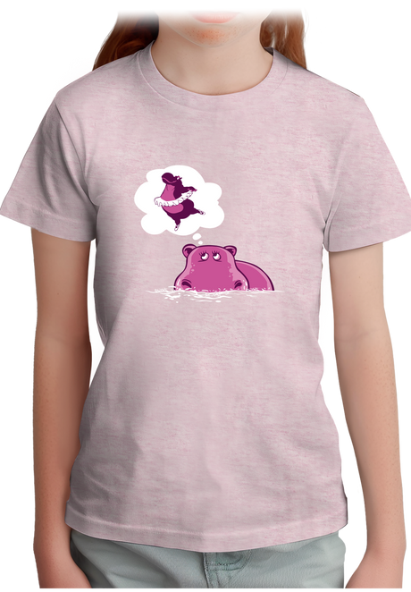 T-Shirt Fille Hippo Danseuse